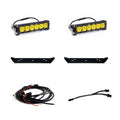 Baja Designs 2021+ Ford Raptor OnX6 Behind Grill Kit -10in. Amber D/C