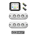XK Glow RGB LED UNDERWATER LIGHT KIT FOR BOAT 2PC 27W