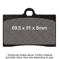 EBC 2007 ATK 450 Motard Front Left/Right FA-SFA-X Brake Pads