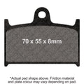 EBC 92-93 Suzuki GSX-R 600 Front Left/Right Sintered HH Brake Pads