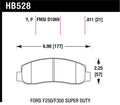 Hawk 05-11 Ford F250/F350 / 2011 Ford F550 Super Duty Street Front Brake Pads