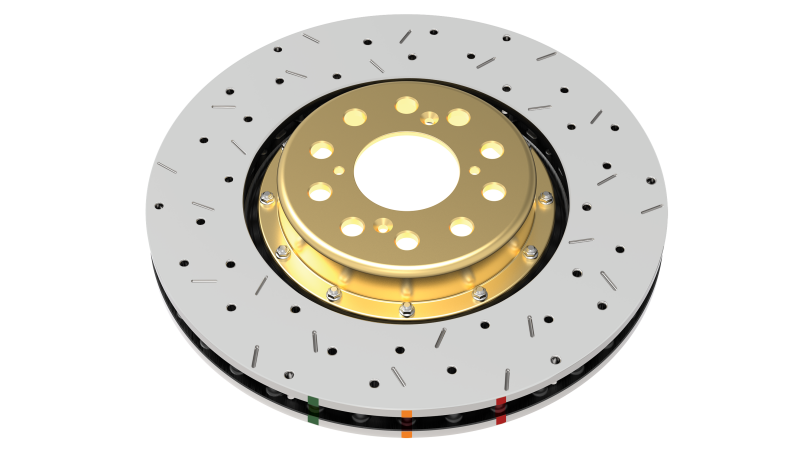 DBA 08-12 Nissan Pathfinder 5.6L Front 5000 Series Drilled & Slotted Ring
