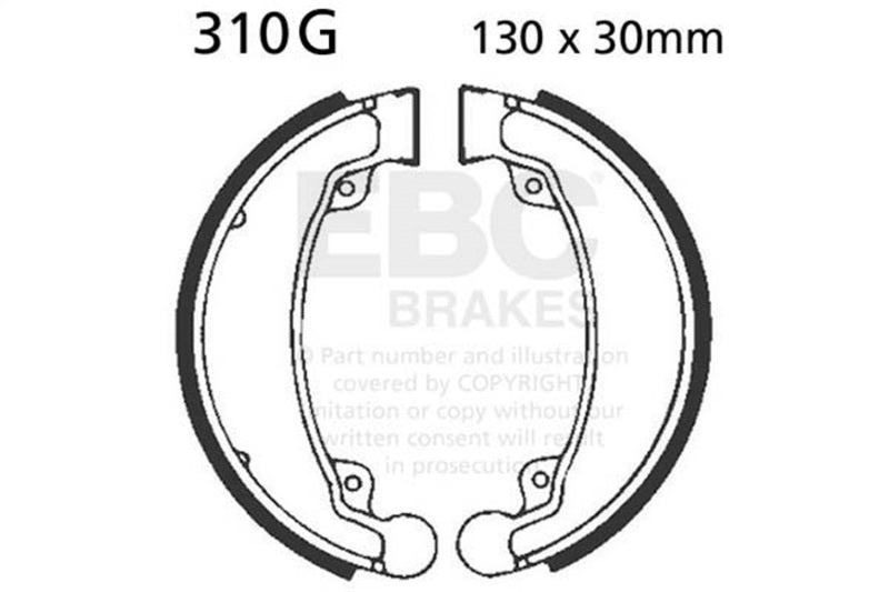 EBC 79-85 Honda ATC 70 Front Left Sintered HH Pads