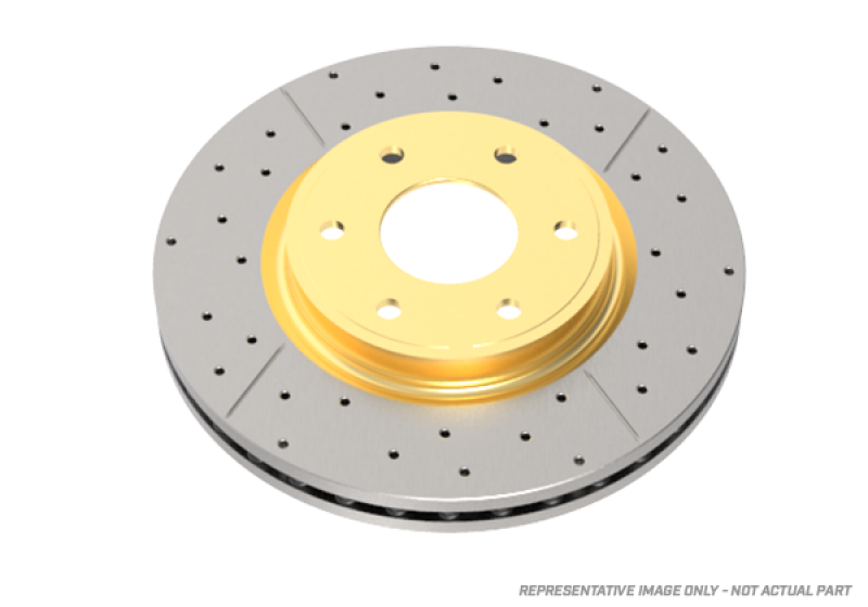 DBA 89-91 Toyota 4Runner Front Drilled & Slotted Street Series Rotor