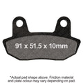 EBC 1982 Honda CB 450 T Hawk Front Left/Right FA-SFA-X Brake Pads