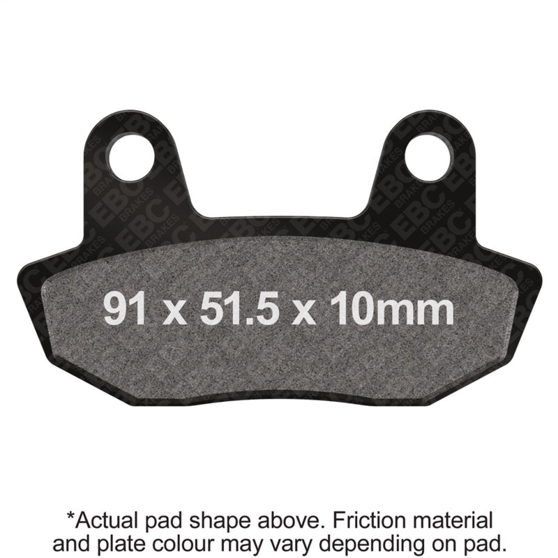 EBC 1982 Honda CB 650 SC Nighthawk Front Left/Right Semi-Sintered Vee Brake Pads