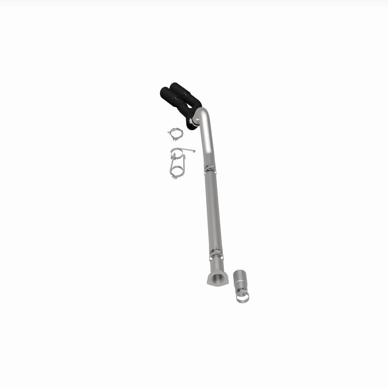 MagnaFlow 08-18 Ford F-250/F-350/F-450 4.6L/6.7 DPF-Back Black 4in Dual Single Rear Exit