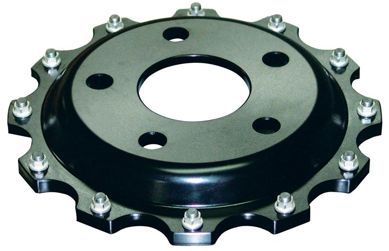 DBA 08-12 Nissan Pathfinder 5.6L Front 5000 Series Drilled & Slotted Ring