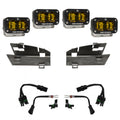 Baja Designs 19-22 Dodge RAM 1500 Rebel / 21-22 1500 TRX S2 SAE Dual Fog Pocket Light Kit - Amber