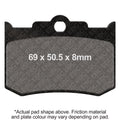 EBC 02-08 Indian Chief (All Models)Front Left Sintered HH Brake Pads