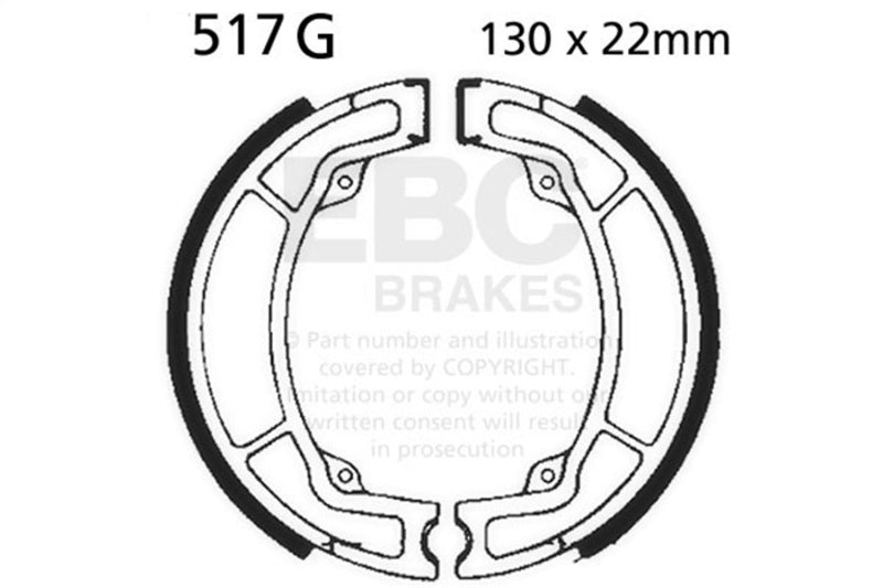 EBC 84-85 Yamaha IT Front Left Sintered HH Brake Pads