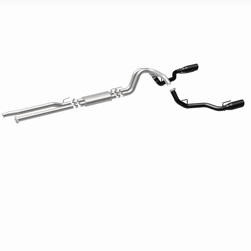 MagnaFlow SYS Cat-Back 2017 Ford F-150 Raptor 3.5L Dual Black Coated 3in Tips