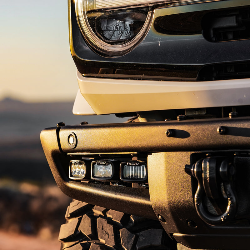 Rigid Industries 2021+ Ford Mod Bumper Triple SR-M Fog Light Kit