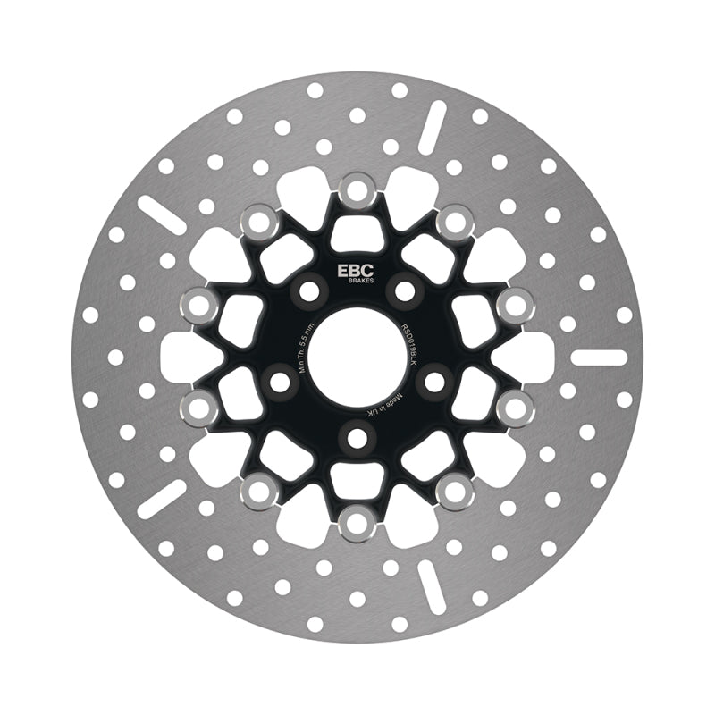 EBC 04-06 Harley-Davidson Sportster XL 883 Hugger Rear Black Chrome Rotor