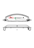 DBA 2019+ RAM 2500/3500 (DJ) 6.7L 4WD SP Performance Rear Brake Pads