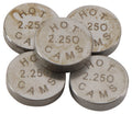 Hot Cams Shim Kits 2.250mm Thickness - 5 Pack