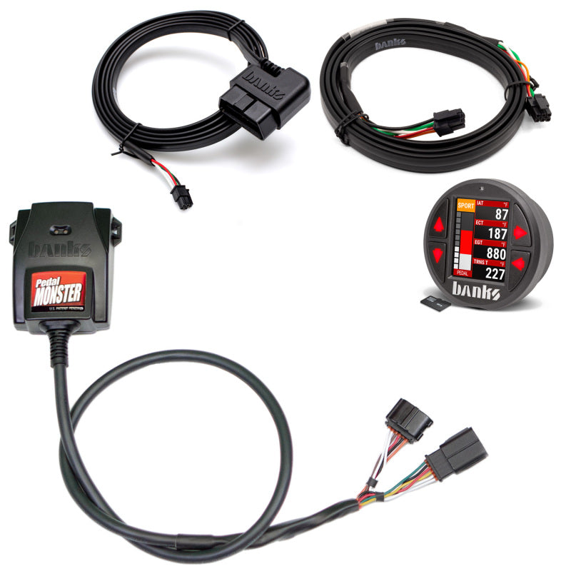 Banks Power Pedal Monster Kit Sumitomo TS 025 Sealed Series 6-Way With iDash Data Pro