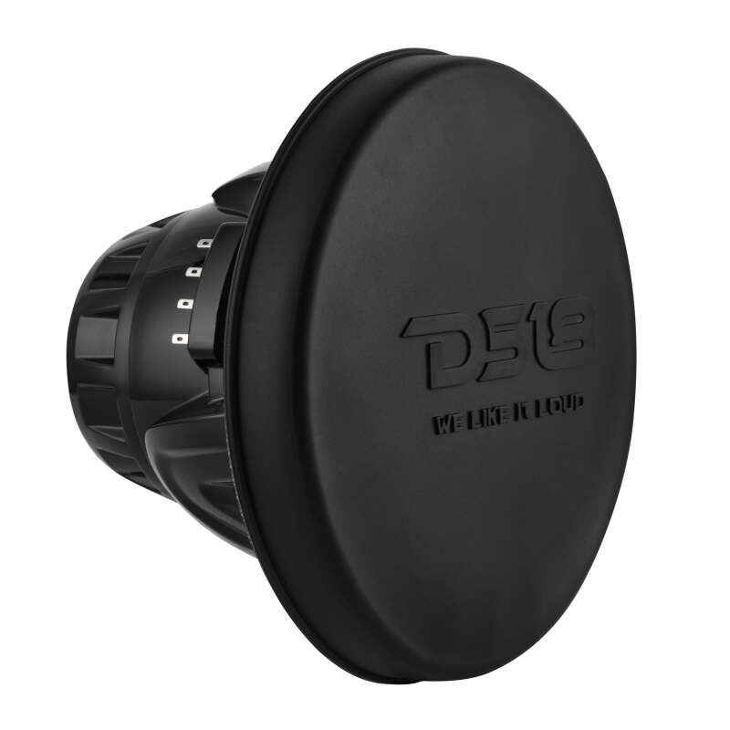 DS18 Hybrid Marine Speaker w/ Driver And RGB LED 6.5in 2-Way 250 Watts RMS 4 ohm Crbn Fiber w/ Cover