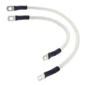 All Balls Racing 81-86 Harley-Davidson XL Battery Cable Kit Clear