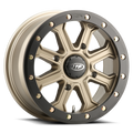 ITP Inertia Beadlock 15x7 / 4x156 BP / 40mm Offset Bronze w/ Black Ring Wheel
