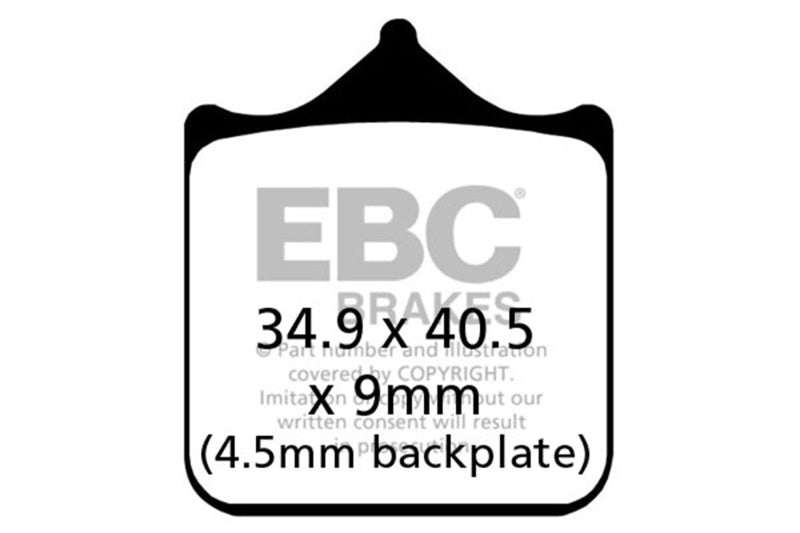 EBC 13-23 BMW S 1000 R Front Left/Right Sintered HH/R Brake Pads
