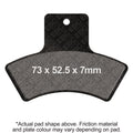 EBC 99-00 Polaris Trail Blazer 250 Front Left R Series Sintered Brake Pads