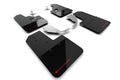 Rally Armor 21-25 Ford Bronco (Steel Bmpr + RR - NO Rptr/Sprt) Blk Mud Flap w/Red Logo