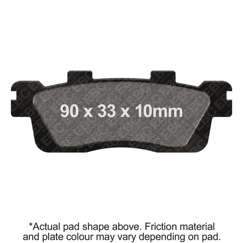 EBC 18-19 KYMCO Street Like S 125i Rear Left Sintered R/HH Brake Pads
