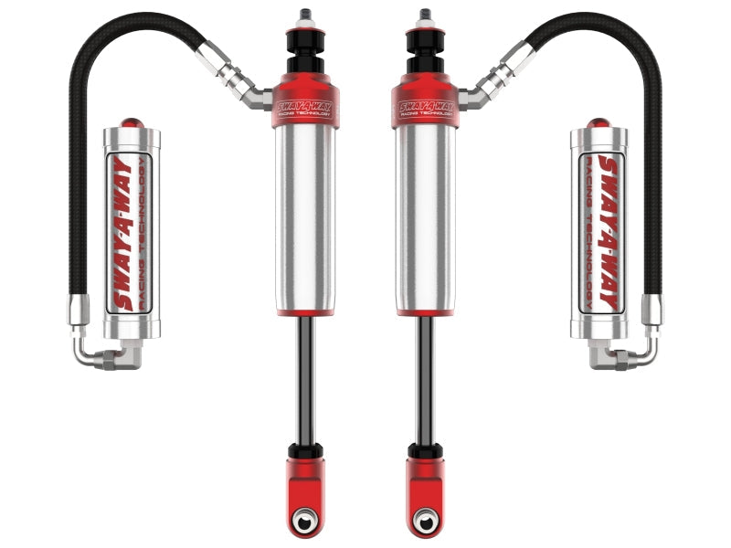 aFe Sway-A-Way 2.5 Front Shock Kit w/Remote Reservoirs for 0-1.5 IN Lifts Ford F-250/F-350 17-24 4WD