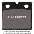 EBC 90-96 BMW K 75 75-S (w/ABS) Front Left/Right FA-SFA-X Brake Pads