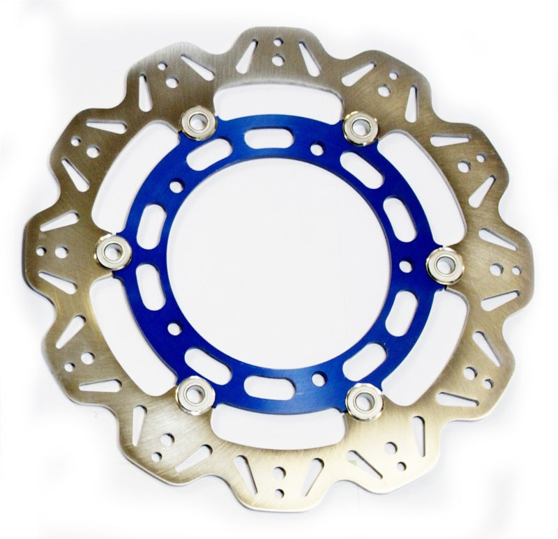 EBC 04-06 Yamaha FZ6 FZ 600 Front Left/Right Vee Floating Blue Rotor