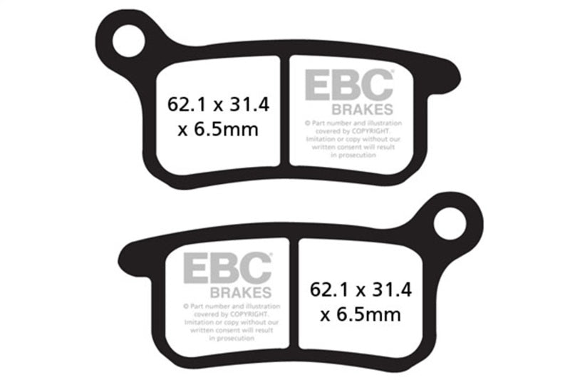 EBC 21-22 Gas-Gas Pierer MC 65 2T Front Left FA-SFA-X Brake Pads