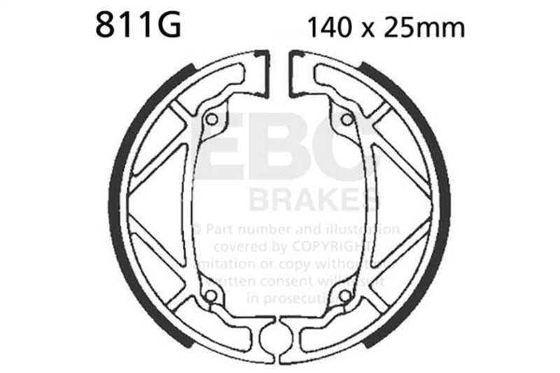 EBC 1983 KTM MX 125 Front Left Sintered HH/R Brake Pads