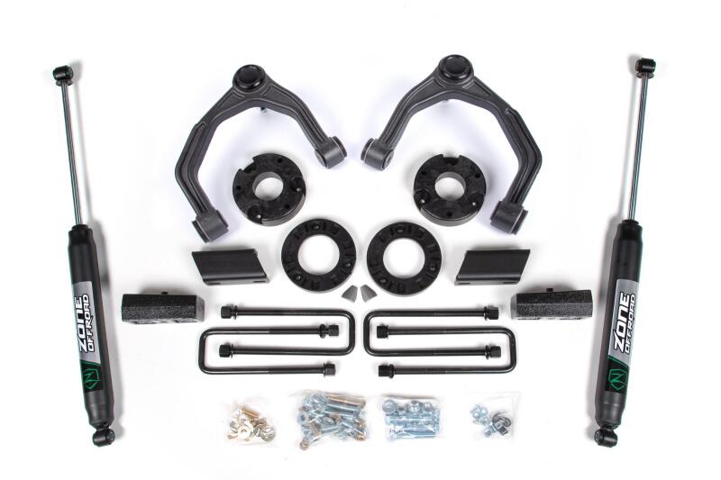 Zone Offroad 19-24 Chevy/GMC 1500 3.5in Adventure Series Suspension System w/FOX Shocks