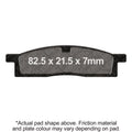 EBC 18-24 Yamaha YZ 65 J Front Left FA-SFA-X Brake Pads