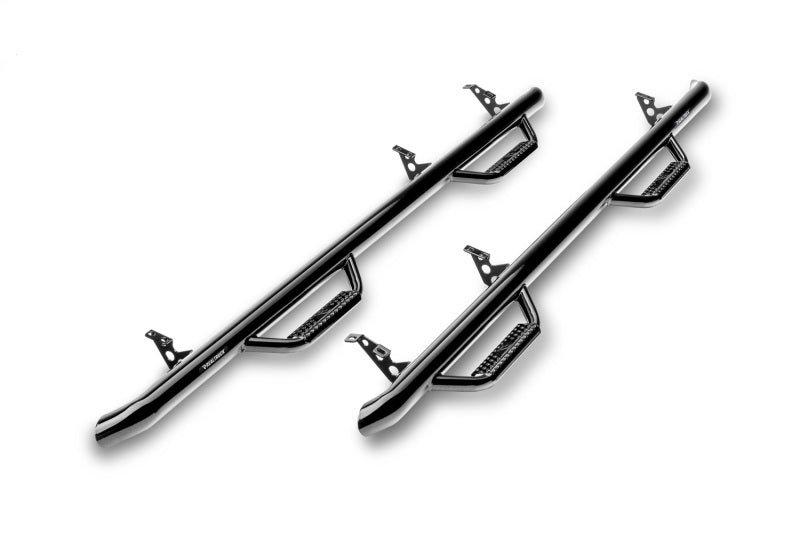 N-Fab Nerf Step 14-17 Chevy-GMC 1500 Crew Cab 5.7ft Bed - Gloss Black - W2W - 3in