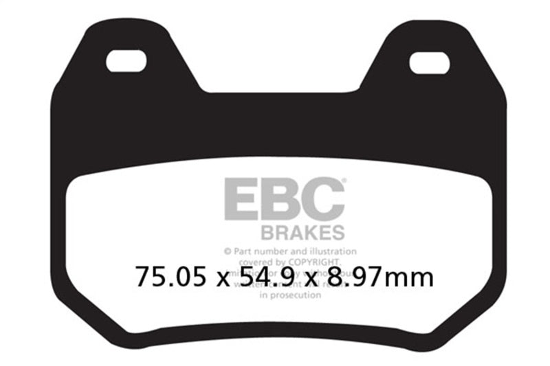 EBC 98-10 BMW K1200LT Rear V-Pad Semi-Sintered Brake Pads