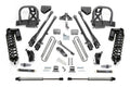 Fabtech 11-16 Ford F350/450 4WD 8 Lug 6in 4Link Sys w/Dlss 4.0 C/O& Rr Dlss