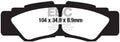 EBC 21-24 Yamaha RMAX 2 EPS YXE 10WP Rear Left/Right V-SXR Brake Pads