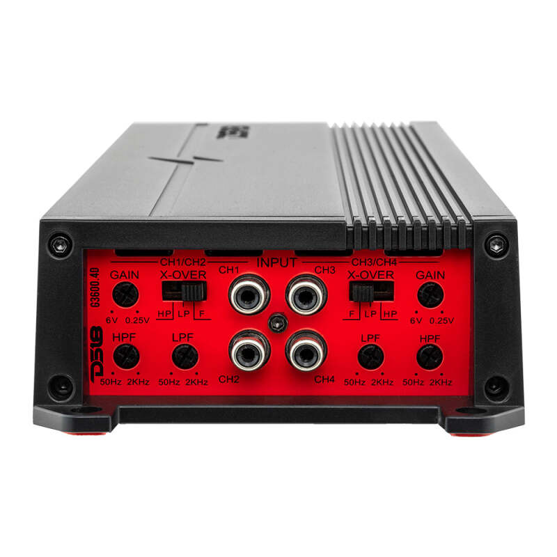 DS18 4-Channel Amplifier 2x 740/4ohm Bridge 4 x 420/2ohm 4 x 300/4ohm Watts RMS