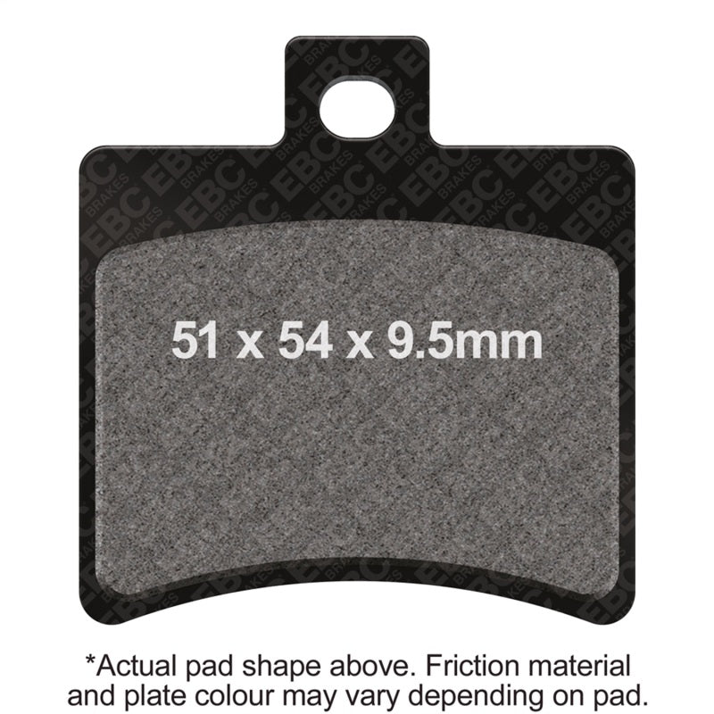 EBC 04-15 Aprilia SR 50 Factory Rear Left FA-SFA-TT-X Brake Pads