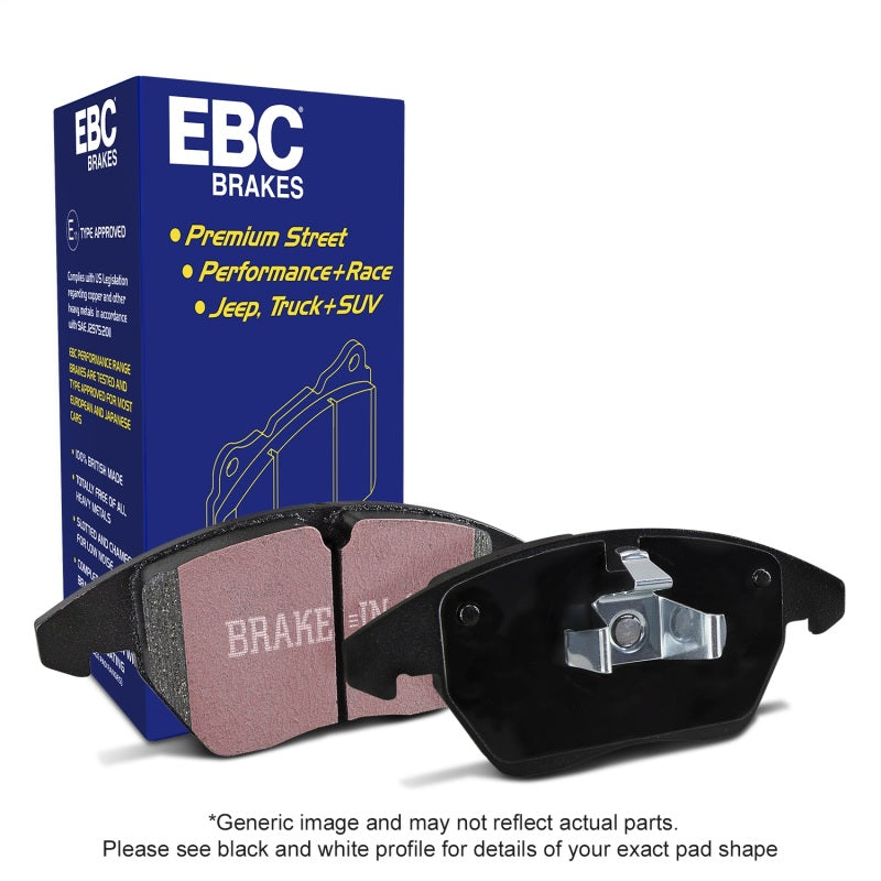 EBC 00-02 Dodge Ram 2500 Pick-up 5.2 2WD (Pad with wear sensor) Ultimax2 Front Brake Pads
