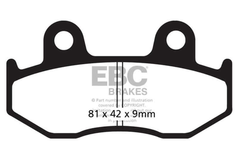 EBC 10-11 Honda NHX 110 Elite Front Left FA-SFA-X Brake Pads