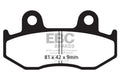 EBC 06-07 Yamaha YFZ 450 Bill Balance Edition Rear Left FA-SFA-TT-X Brake Pads