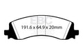 EBC 2020+ Ram 2500 HD 6.4L Greenstuff Rear Brake Pads