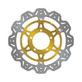EBC 06-08 Triumph Hinckley Daytona 675 Front Left/Right Vee Floating Gold Rotor