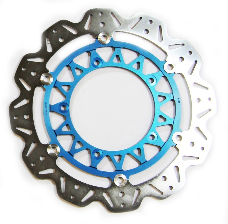 EBC 06-14 Yamaha FZ1 Front Left/Right Vee Floating Blue Rotor