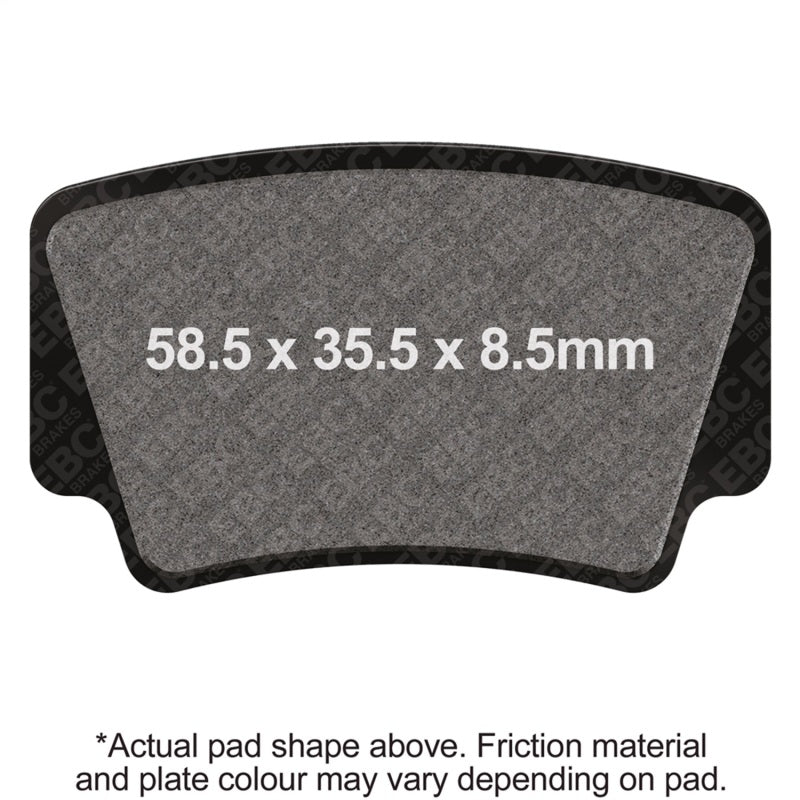 EBC 09-12 KTM SX 450 Rear Left/Right R Series Sintered Brake Pads