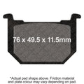EBC 1988 Suzuki GN 250 J Front Left/Right FA-SFA-X Brake Pads