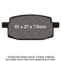 EBC 02-05 Yamaha Zuma 50 2T Front Left FA-SFA-X Brake Pads